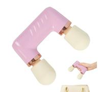 Mini massaggiatore a percussione | Doppia testa per massaggio gemelli, macchina da massaggio per collo, per sport, lavoratori, uomini, donne, uso domestico, ufficio, viaggiatori