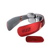 Mini massaggiatore della colonna vertebrale cervicale Massaggiatore per impacchi caldi della colonna vertebrale del collo ricaricabile,Red