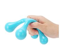 Mini Massaggiatore Palmare a 4 Punti, Massaggiatore Manuale per Lacrosse a Punto Trigger Strumento per Massaggio Completo del Corpo per Testa Collo Piede Gamba Testa