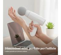 Mini Massaggiatore Portatile, Ricaricabile, Scatola Regalo, Vibrante, Wireless