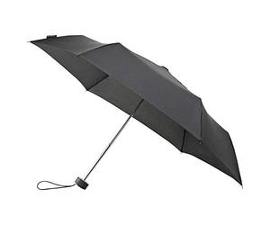 Mini max Parapluie de poche compact et léger pliant - Résistant au vent noir Ombrello pieghevole, 22 cm, 90 liters, Nero (Noir)