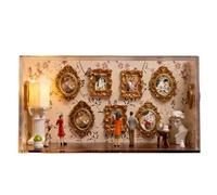Mini Memory Display Kit - Tiny Figurine Picture Shelf | DIY Personal Story Showcase Decor, Sentimental Keepsake Arrangement Craft Display, Home Travel Wall Office Memory With Mothers Mom