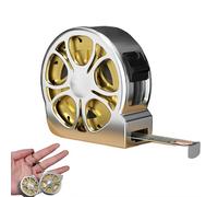 Mini metro a nastro, 2 m metrico, piccolo, portachiavi, portatile, retrattile, facile lettura, mini nastri di misurazione per ingegneri, involucro protettivo in ABS, formato tascabile