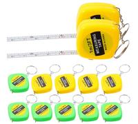 Mini metro a nastro automatico portachiavi da 12 pezzi Metro a nastro portatile