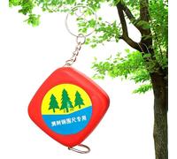 Mini metro a nastro | Metro a nastro per portachiavi con misurazione 'albero - Mini di misurazione in acciaio ad alta precisione da 2 m con portachiavi per la del corpo, circonferen
