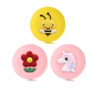 Mini Metro a Nastro Retrattile, Righello Rotondo Morbido di Misurazione - 3 Pezzi