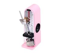 Mini metronomo meccanico, ad alta precisione, strumento musicale professionale per tempo, universale, per pianoforte, chitarra, violino e ukulele, blu cielo (rosa)
