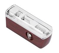 Mini Metronomo Meccanico, Portatile Universale Tradizionale per Pianoforte, Ukulele, Chitarra, Violino (Vino rosso)