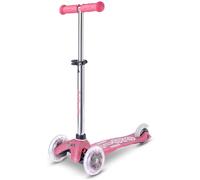 Mini Micro Monopattino Deluxe LED Rosa Glitter 3 Ruote