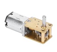 Mini micro motore di riduzione della velocità Motoriduttore in metallo Riduttore a vite senza fine N20 DC12V Riduzione della velocità CW/CCW Micro motore a bassa velocità(DC12v381RPM)