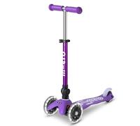 Mini Micro scooter Deluxe foldable LED purple