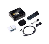 Mini microfono a condensatore lavalier cablato da 1,5 m con jack a 8 pin per registrazione video in