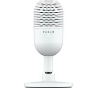 Razer Seiren V3 Mini - Micrófono USB ultracompacto (micrófono de condensador de 14mm, patrón de captación supercardioide, sensor Tap-to-Mute con indicador LED, amortiguador incorporado) Mercury