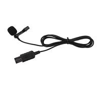Mini Microfono a Condensatore USB Omnidirezionale per PC, Microfono a Clip Stereo per Chat Video, Trasmissione Internet, Portatile Leggero per la Registrazione