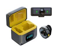 Mini microfono - Clip magnetica piccolo microfono per registrazione, durata della batteria 12H, altoparlante per media vlogging, videocamera, canto sociale, musica, riprese dal vivo