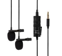 Mini Microfono Clip On Leggero per Registrazione Live e per Interviste