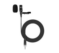 Mini microfono lavalier a condensatore cardioide di ricambio per Sennheiser EW-D ME4 lavalier set, 3,5 mm (1/8") TRS, nero