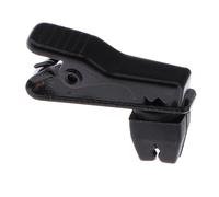 Mini microfono portatile di ricambio in metallo con clip for cravatta, parti for microfono lavalier da 5 mm, nero