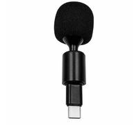 Mini microfono portatile stereo da 3,5 mm, tipo C, flessibile, wireless, per fotocamere di telefoni, computer, laptop, PC