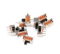 mini microinterruttore, interruttore a levetta, Confezione da 20 SK12D07VG3 3 pin 1P2T 2 posizioni interruttore a scorrimento On Off lunghezza maniglia 3 mm