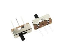 mini microinterruttore, interruttore a levetta, Interruttore a levetta SS-12D00 2/4/6 mm Montaggio su PCB Interruttore a scorrimento 1P2T 1 via 2 bande Confezione da 50(SS12D00-G4)
