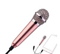Mini Microphone for Vlogging | Portable Mini Aluminum Alloy Earphone,Portable Speech Microphone - for Podcast Streaming Game Studio Content Filming Offices Running Travel Outdoor