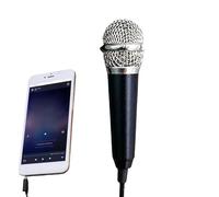 Mini Microphone Vlogging, Portable Alloy, 2.28x0.71x0.39 Inches Earphone Speech Tool Design, Home Accessories for Podcast Streaming Game Studio, Filming Travel Holiday, Best Audio Tool for Family Use