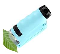 Mini Microscopio - Ingrandimento 60X-120X Giocattolo Scientifico STEM | Microscopio Portatile Tascabile con Luce LED - per Casa Scuola Laboratorio Esperimenti Regali Compleanno Natale