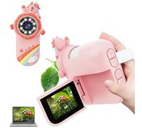 Mini Microscopio per Bambini,OUTACT Microscopio con 8 LED, Digitale 1000X con Batteria da 600mAh,2 Megapixel, Fotocamera Portatile per USB