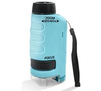 Mini microscopio portatile educativo da laboratorio con luce LED 60-120x, for, alimentato a batteria, giocattoli for bambini all'aperto(1)