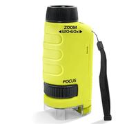 Mini microscopio portatile educativo da laboratorio con luce LED 60-120x, for, alimentato a batteria, giocattoli for bambini all'aperto(3)