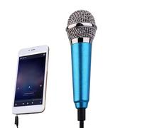 Mini Mikrofon - Smartphone | Handy Karaoke Mikrofon | Tragbares Kondensatormikrofon mit Kopfhörer für Singen Aufnahme K? Voice Chat Kompatibel mit bietetetAndroid Laptop Rose Gold 1 Stück Set 1er Pack