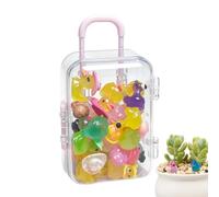 Mini Mini Ducks | 30-Piece Tiny Night Glow Figurines Miniatures Charms |