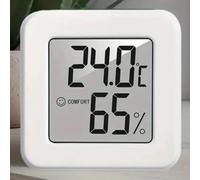 Mini misuratore di temperatura e umidità per interni, misuratore di temperatura per camera da letto, display digitale elettronico portatile, umidità e tempera
