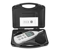 Mini misuratore digitale di rumore portatile, misuratore di livello sonoro per la misurazione del rumore, range da 30 dBA a 130 dBA con parabrezza in spugna, tester di decibel legg