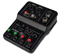 MINI MIXER 2 CANALI CON SCHEDA AUDIO COMPUTER DJ STUDIO MIX PHANTOM +48V