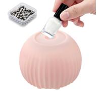Mini mixer a vortice da 5000 giri/min, shaker con modalità touch, shaker per vortice da laboratorio con 100 palline di miscelazione per smalto, gel per ciglia, inchiostro per tatuaggi, colori acrilici