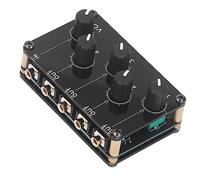 Mini Mixer Audio, Ampia applicabilità, Console di Missaggio Audio Portatile in Metallo Senza Alimentazione per la Produzione Musicale