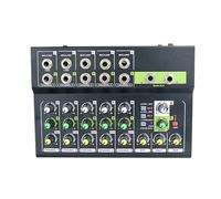 Mini mixer audio digitale professionale a 10 canali Mini mixer stereo con microfono/linea Controllo volume 48V for la registrazione di trasmissioni dal vivo for DJ