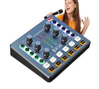 Mini mixer audio, mixer audio per streaming, mixer audio in streaming con cancellazione del rumore e suoni diversi, mixer per schede audio compatto e flessibile, mixer audio dal vivo, inchiostro audio