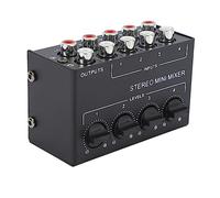 Mini Mixer Audio Portatile, Metal Shell CX400 Mini Mixer Stereo Passivo Alta qualità del Suono per unità a Nastro per Computer