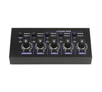 Mini mixer audio stereo a 4 canali, mixer audio stereo ultra basso rumore per microfoni chitarre bassi tastiere mixer strumenti