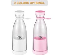 Mini Mixer Elettrico Portatile 300 ml - Frullatore Ricaricabile per Succhi, Fr