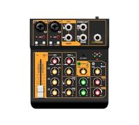 Mini Mixer Interfaccia Audio Portatile, Alimentazione XLR 48V, Connettore OTG, For Streaming Live E Registrazione Online