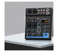 Mini mixer professionale digitale portatile con interfaccia USB da studio a 4 canali, scheda audio compatibile Bluetooth