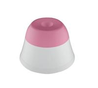 Mini Mixer Vortex con funzione Touch | Agitatore Vortex da laboratorio da 3000 giri/min for provette, colla for ciglia, smalto gel(Pink and white,EU Plug)