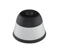 Mini Mixer Vortex con funzione Touch | Agitatore Vortex da laboratorio da 3000 giri/min for provette, colla for ciglia, smalto gel(Black and white,US Plug)