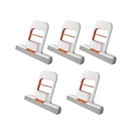 Mini mocio multifunzionale con manico telescopico, strumento di pulizia a doppio uso for cucina, soggiorno, bagno, auto, vetri(White-5PCS)