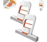 Mini mocio pieghevole da tavolo, mocio corto portatile e auto-schiacciante, mini spugna per la pulizia del tavolo, sistema di pulizia per uso bagnato e asciutto, mani libere, pigro per bagno, cucina