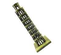 Mini modello di edificio italiano Scultura a torre Torre pendente di Pisa